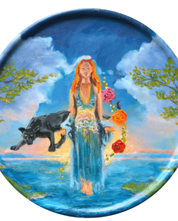 She Was With A Giant Cat