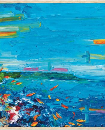 Aquamarine | Museum-Quality Matte Paper Wooden Framed Poster