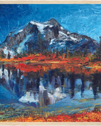 The View | Premium Matte Paper Wooden Framed Poster