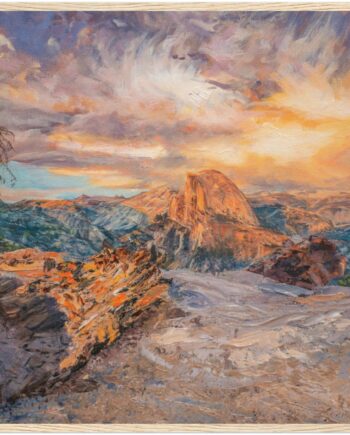 Yosemite Wall Art Paper Poster and Wooden Frame, Museum Quality Matte | Landscape and Nature